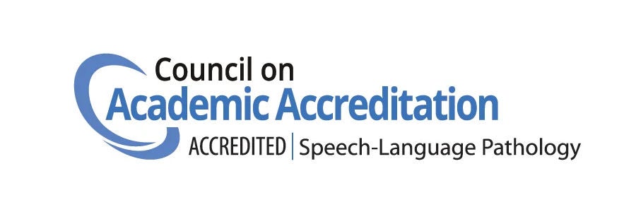 Council on Academic Accreditation - Speech Language Pathology - Accredited Badge