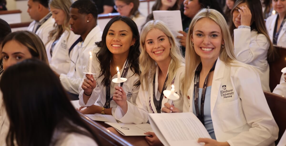 euo students at may pinning ceremony