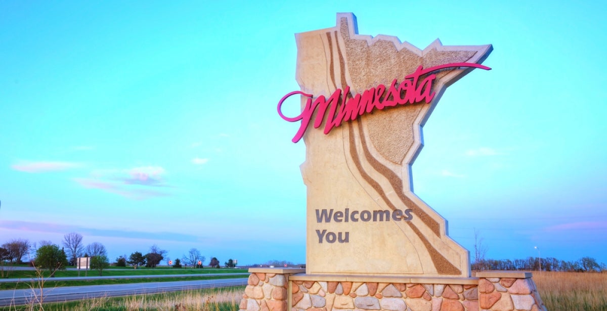 Minnesota State Sign