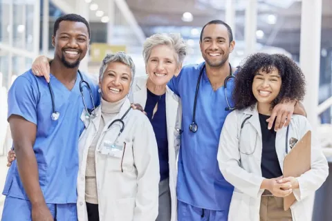 Group of Doctors Smiling
